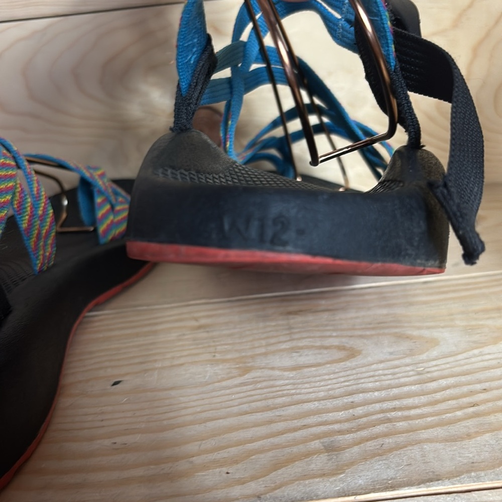 Chaco rainbow Colorful Strappy Sandals size‎ 12 - Picture 10 of 11